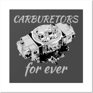 Carburetors for ever Posters and Art